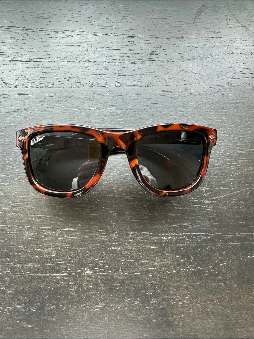 Ages 2-3 Tortoiseshell Sunglasses - Classic Wayfarer Style